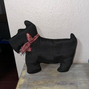 Vintage Scottish Terrier Pillow/Plush 9” High